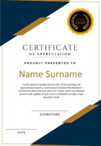 Certificate PowerPoint Template
