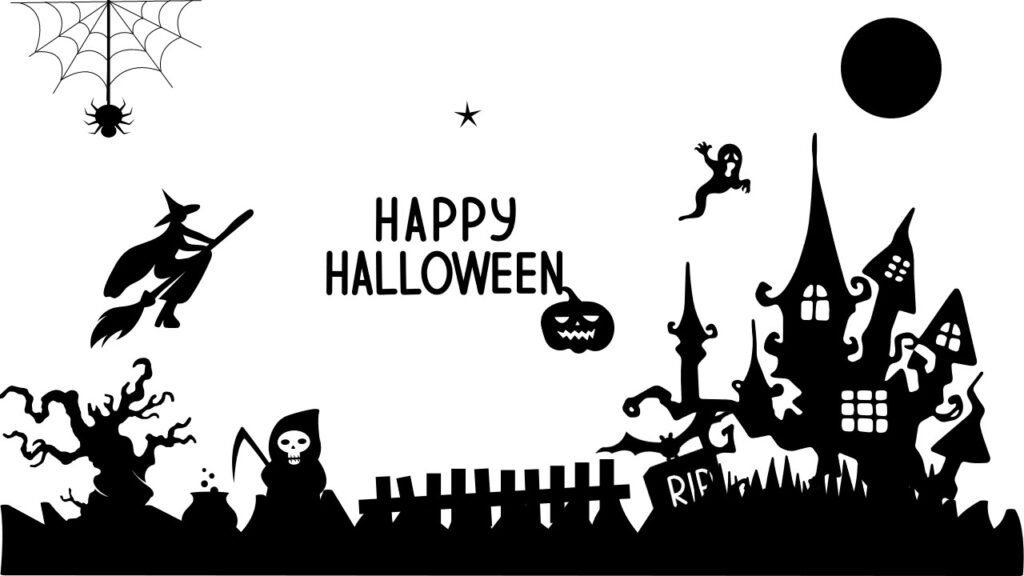 Halloween elements for PowerPoint
